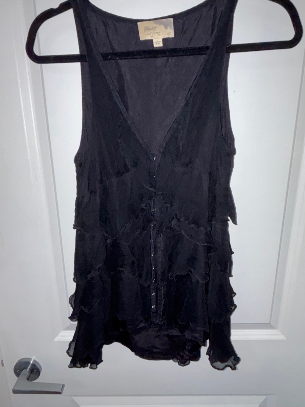 Elizabeth and James Sleeveless Top 
Size S